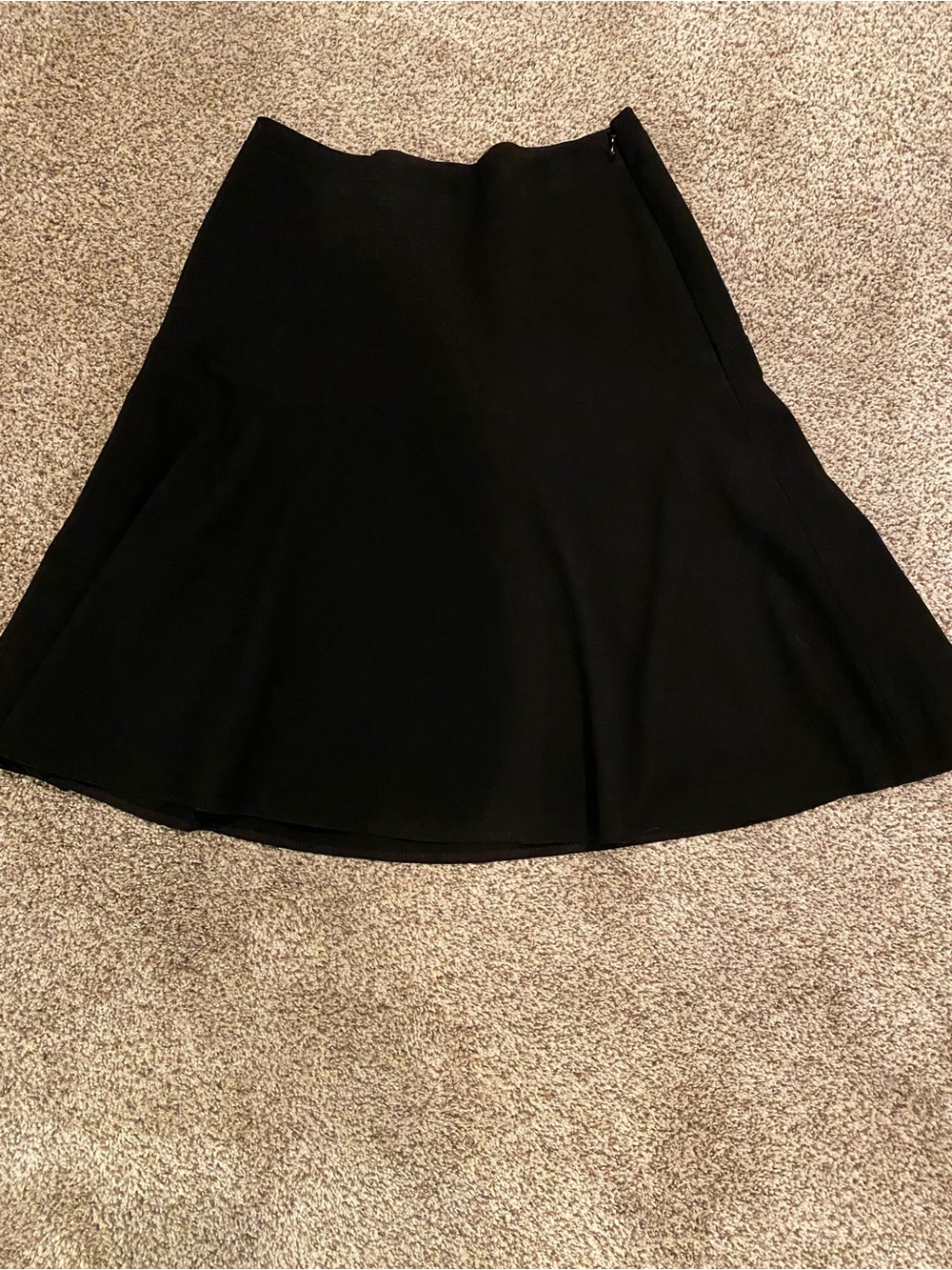White House Black Market Women's Black A-Line Skirt size 00